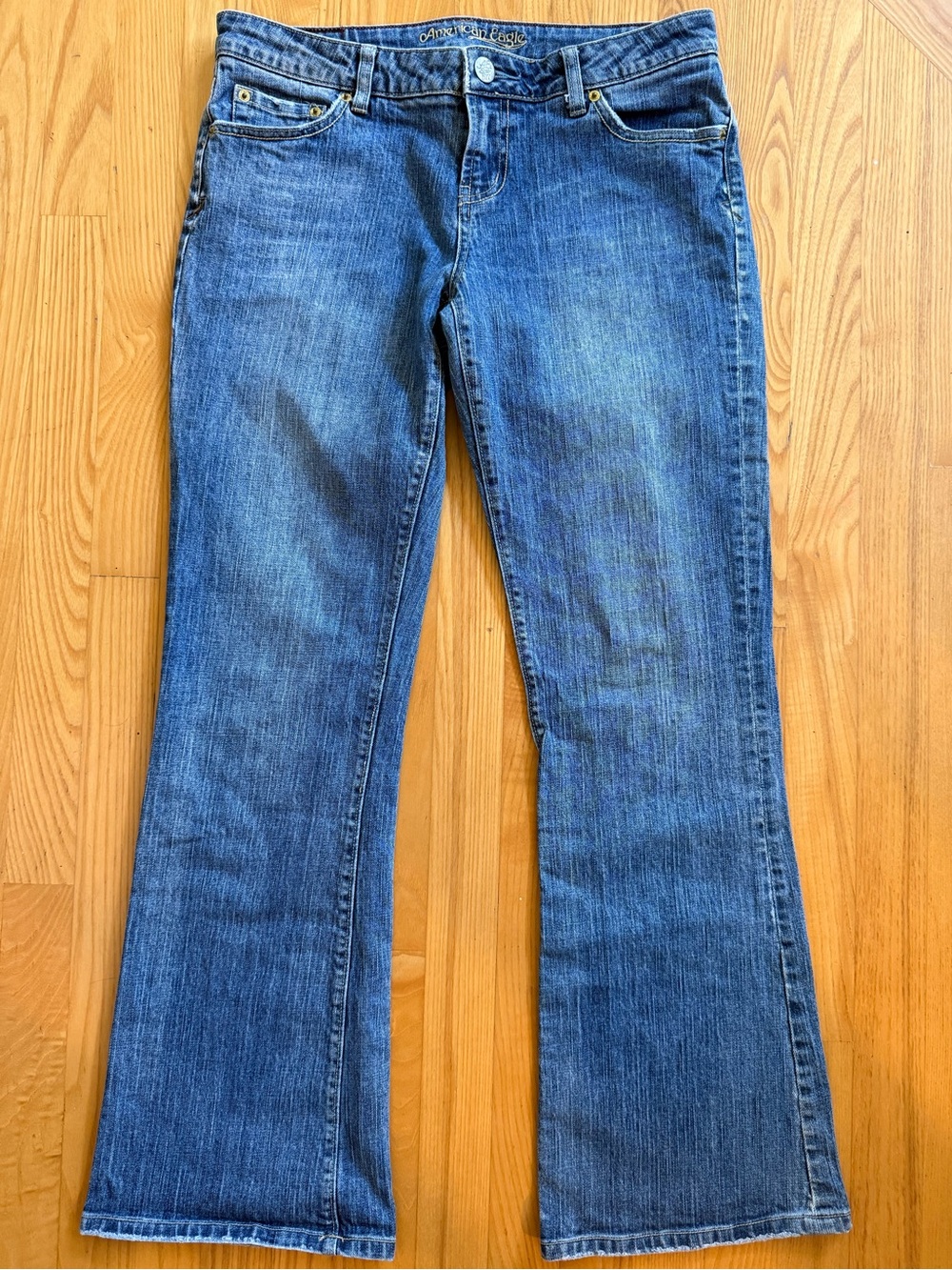 Authentic Vintage Y2K 90s American Eagle Hipster Ultra Low-rise Jeans Deadstock